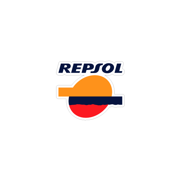 Autocollant / Sticker huile / oil repsol