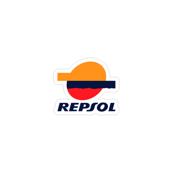 Autocollant / Sticker huile / oil repsol