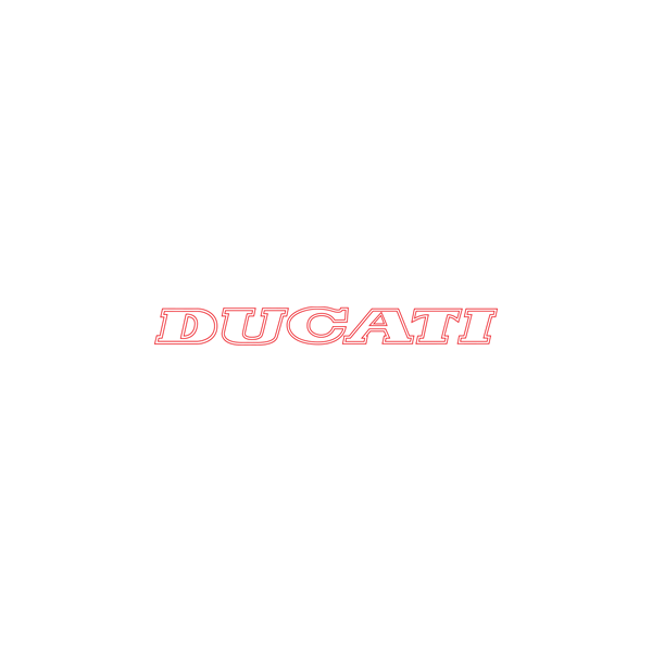 Autocollant / Sticker DUCATI Contour