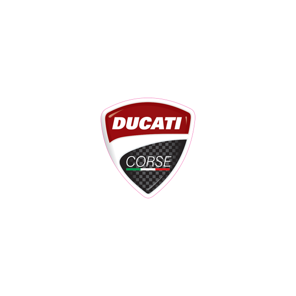 Autocollant / Sticker DUCATI Corse News