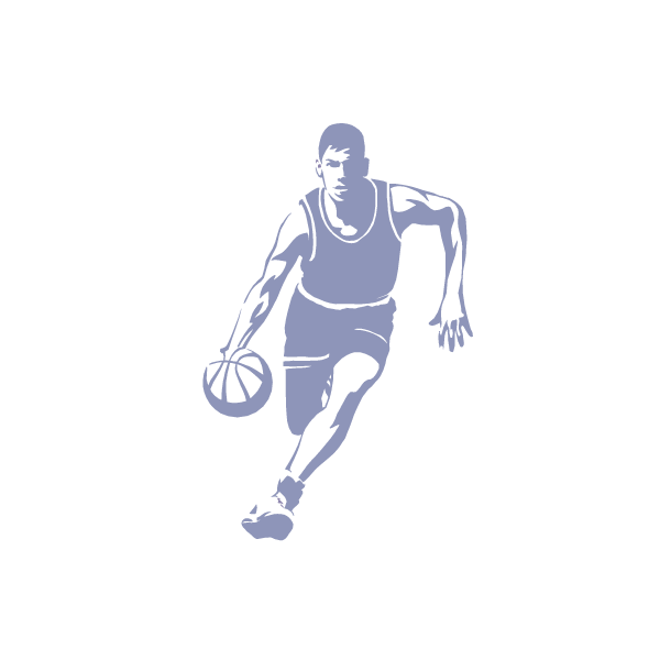 Autocollant / Sticker Dessin Basketball