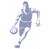 Autocollant / Sticker Dessin Basketball