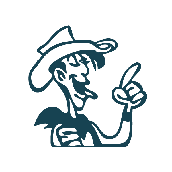 Autocollant / Sticker Personnage BD Lucky Luke